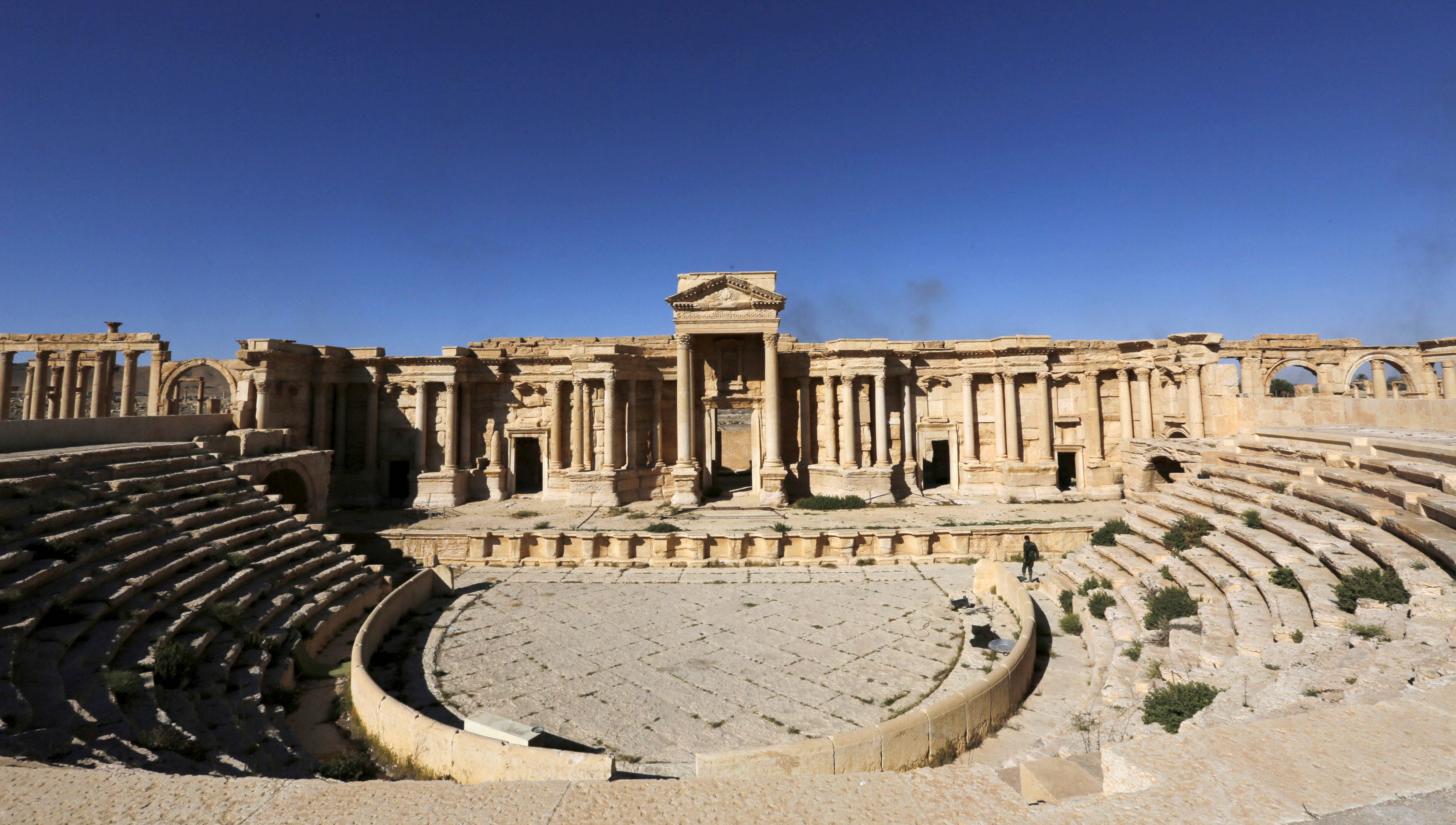 Daesh ha vuelto a dañar más antigüedades en la ciudad de Palmira, cuyas ruinas grecorromanas son Patrimonio Monumental de la Unesco.