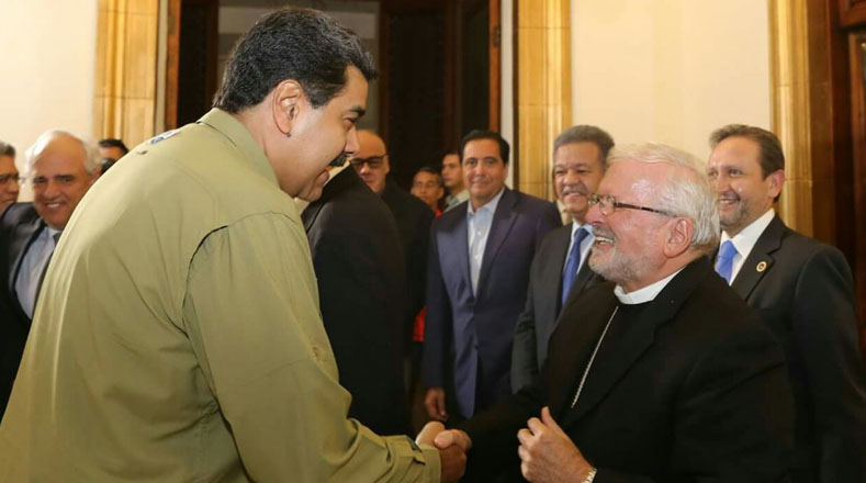 Monseñor Aldo Giordano, nuncio apostólico en Venezuela, informó que el delegado del papa para el proceso de diálogo en ese país, monseñor Claudio María Celli, no asistirá  a las reuniones previstas para esta semana.