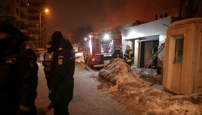 Incendio en discoteca de la capital de Rumanía.