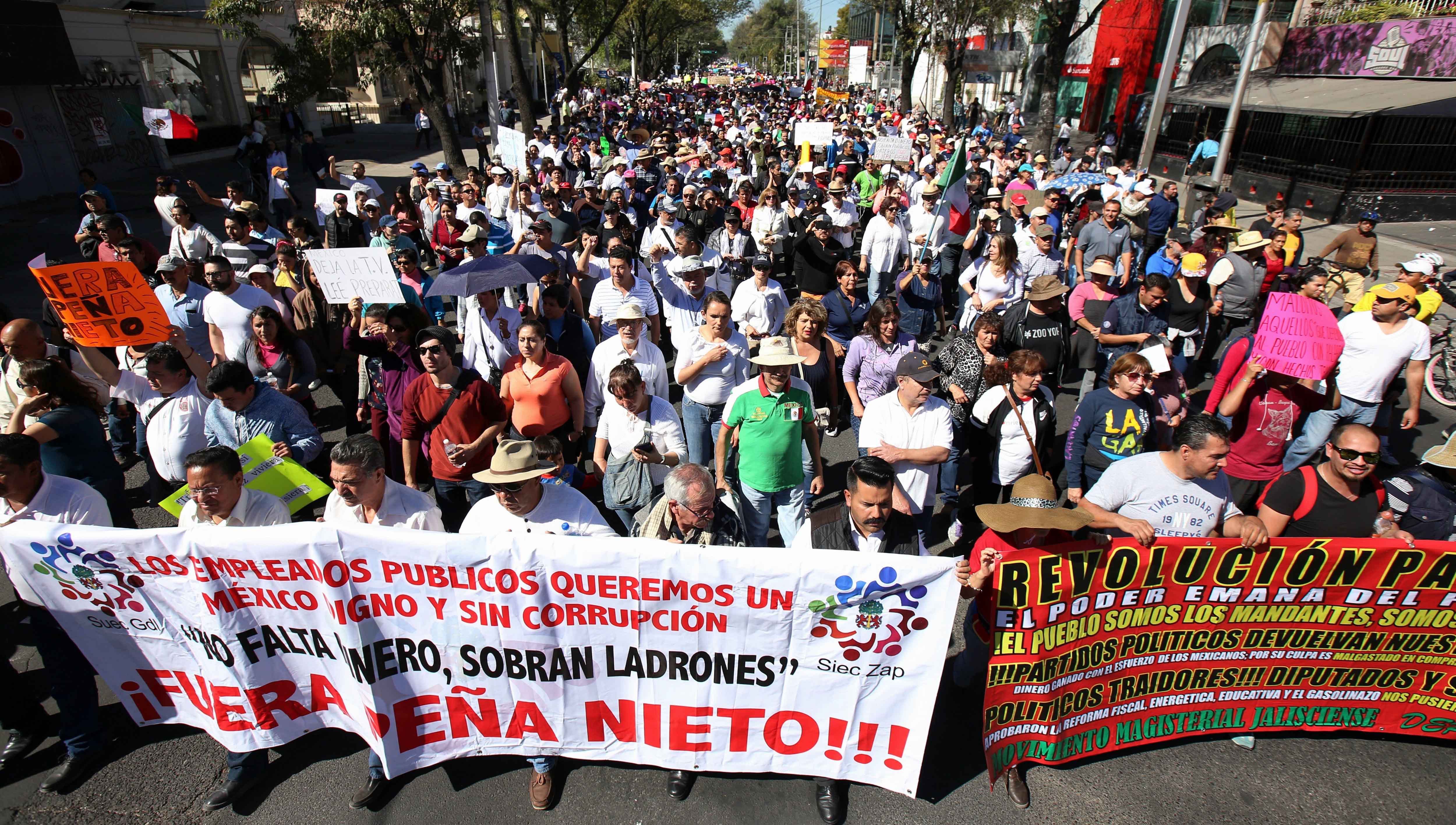 En Guadalajara también se repitió la exigencia: 