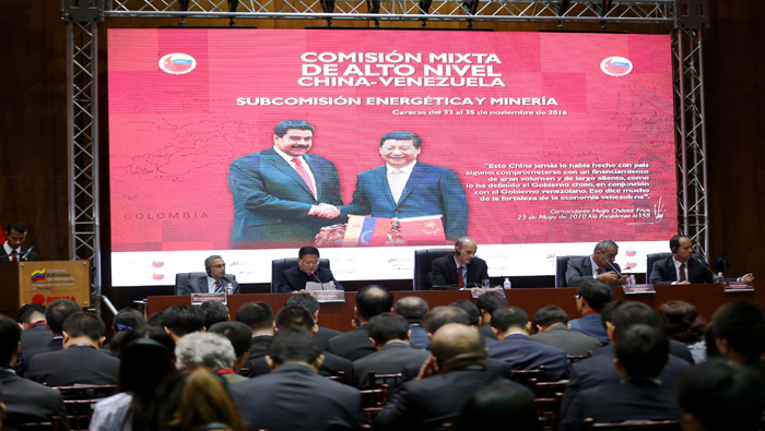 Venezuela y China establecieron una Comisión Mixta de Alto Nivel para asuntos energéticos.