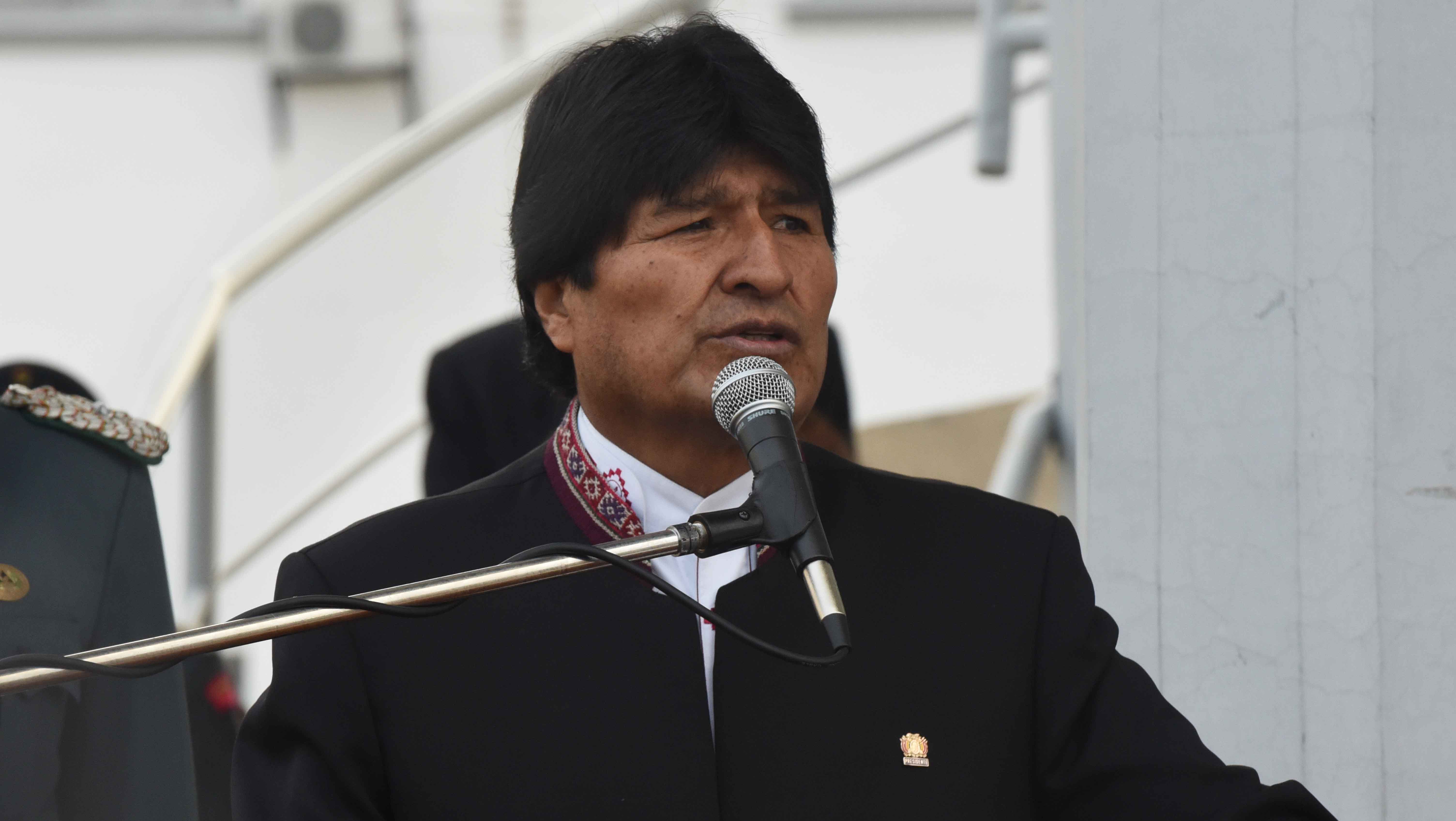 El presidente boliviano se solidarizó con México ante las acciones de Trump.