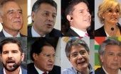 8 candidatos se disputan la presidencia de Ecuador