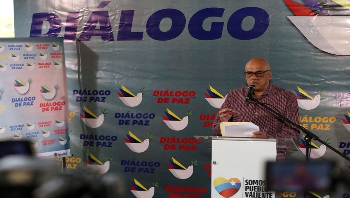 La delegación gubernamental destacó la voluntad de diálogo del presidente Nicolás Maduro.