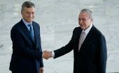Macri y Temer profundizaran las relaciones comerciales entre ambas naciones