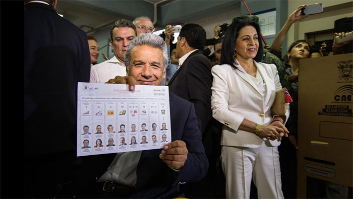 Moreno aseguró que los comicios en Ecuador representan una celebración democrática donde se está decidiendo el futuro del país suramericano.