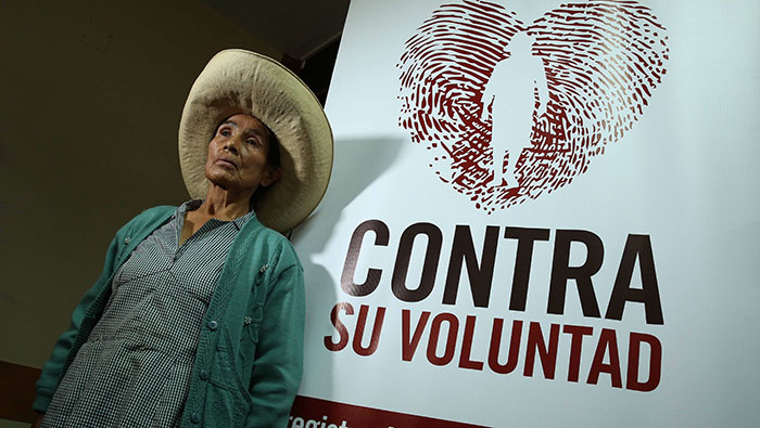 Esperanza Huamaya es una víctima de las esterilizaciones forzadas en la localidad de Huancabamba, norte del Perú.