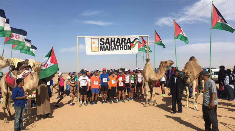 Los campamentos de refugiados saharauis situados en Tindouf (Argelia) son el escenario de la 17ª edición del Maratón del Sahara.