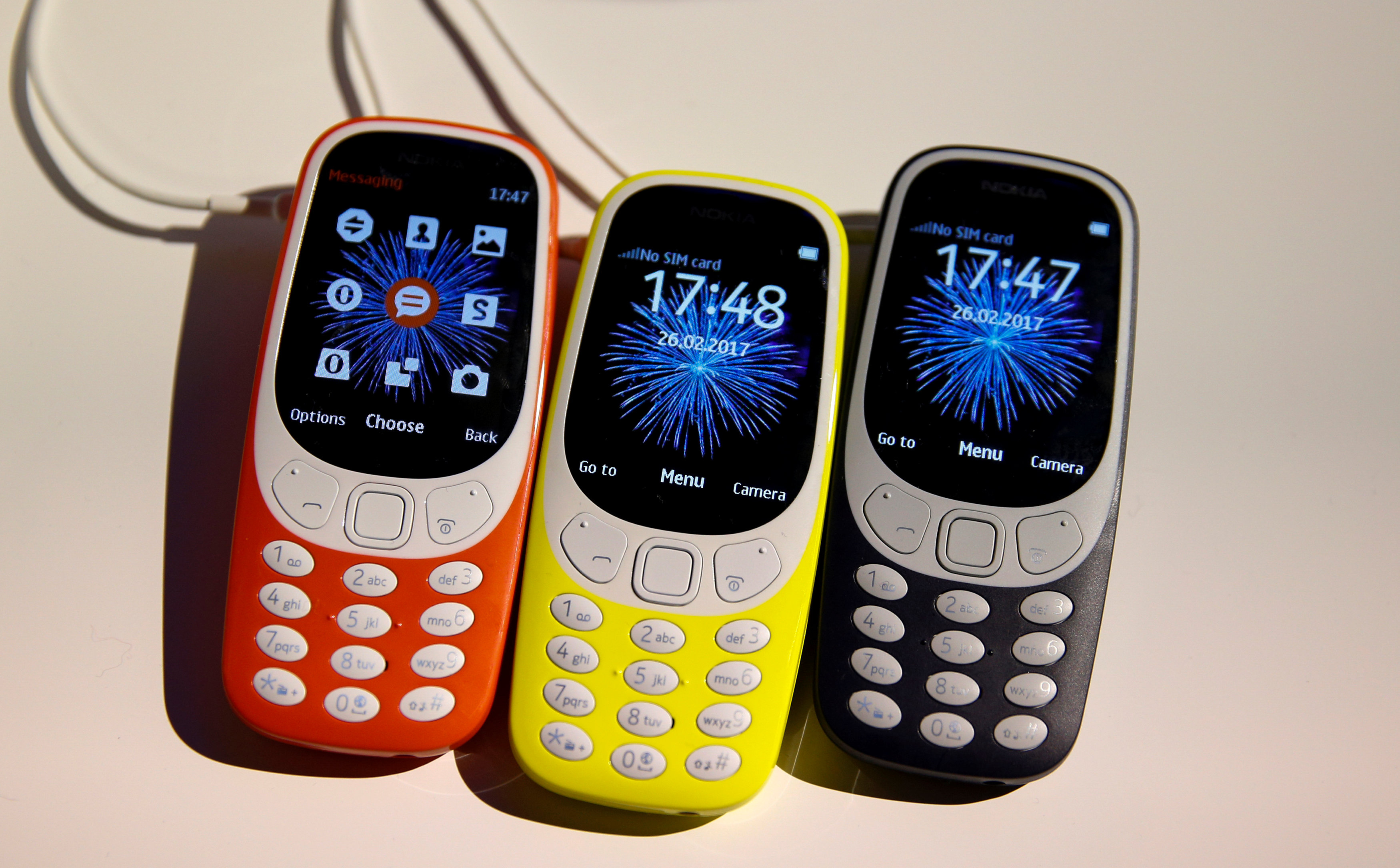 El Nokia 3310 no funciona con el sistema operativo Android.