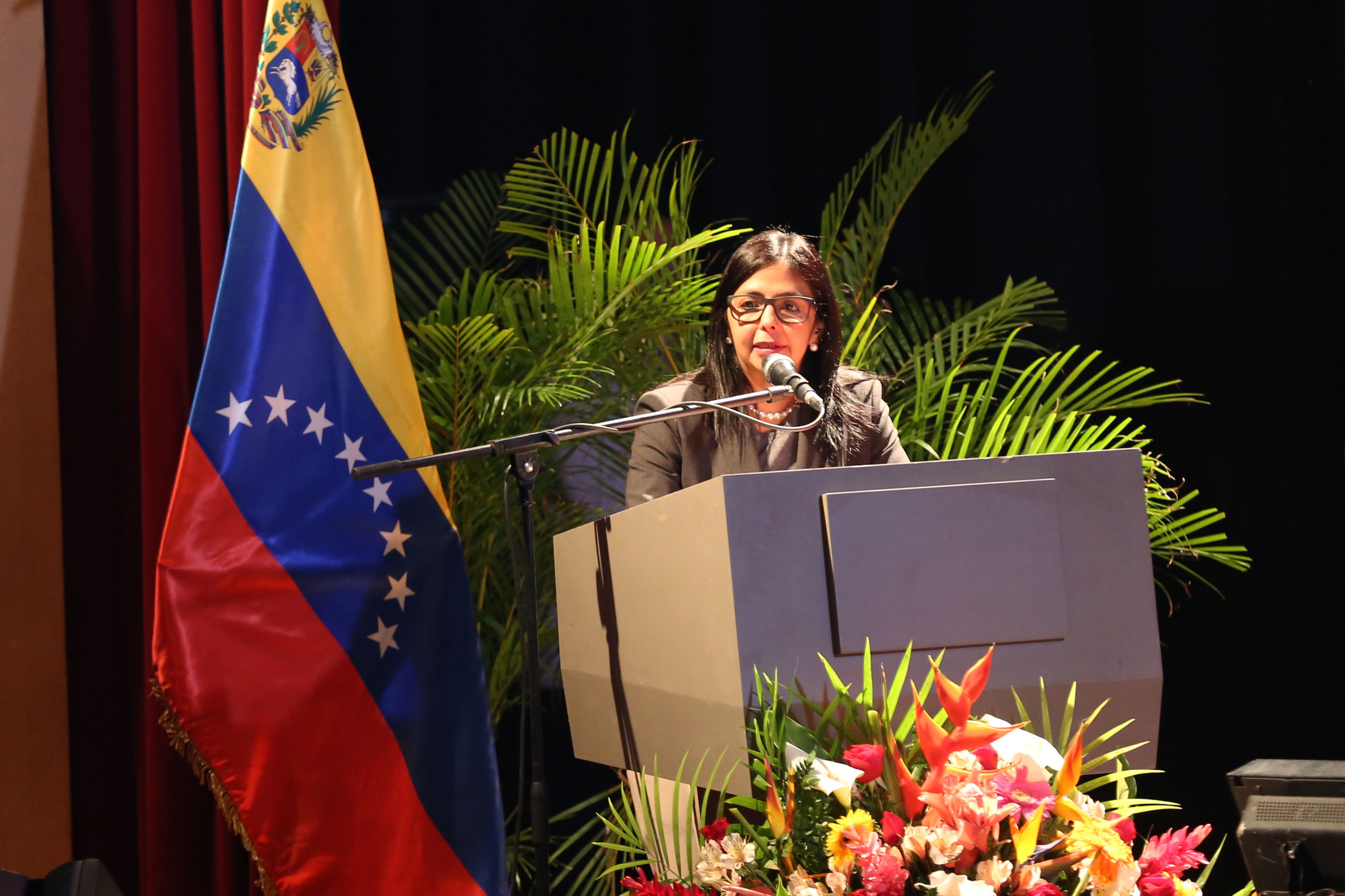 Rodríguez recalcó que Venezuela sigue fuerte en defensa de la soberanía nacional.