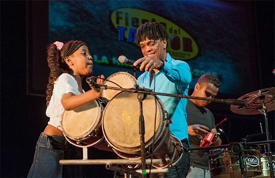Fiesta de la percusión en la Mayor Isla de las Antillas.