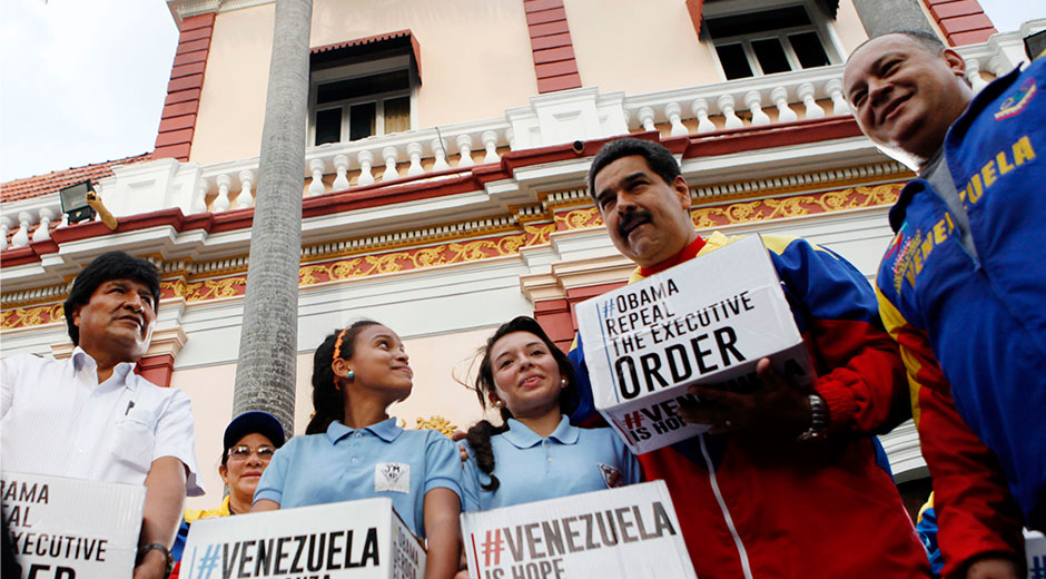 El Gobierno venezolano ha denunciado el decreto porque viola los principios del derecho internacional.