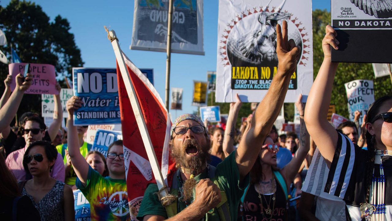 Protestas en EE.UU. contra el oleoducto Dakota Access