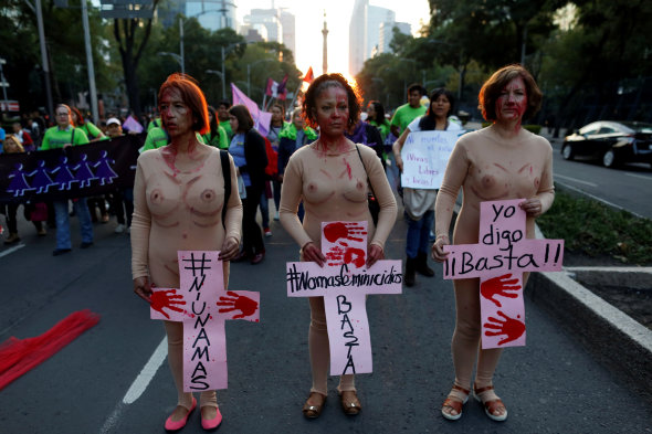 Desde 2013 a 2015, 402 mujeres fueron asesinadas en la capital de México.