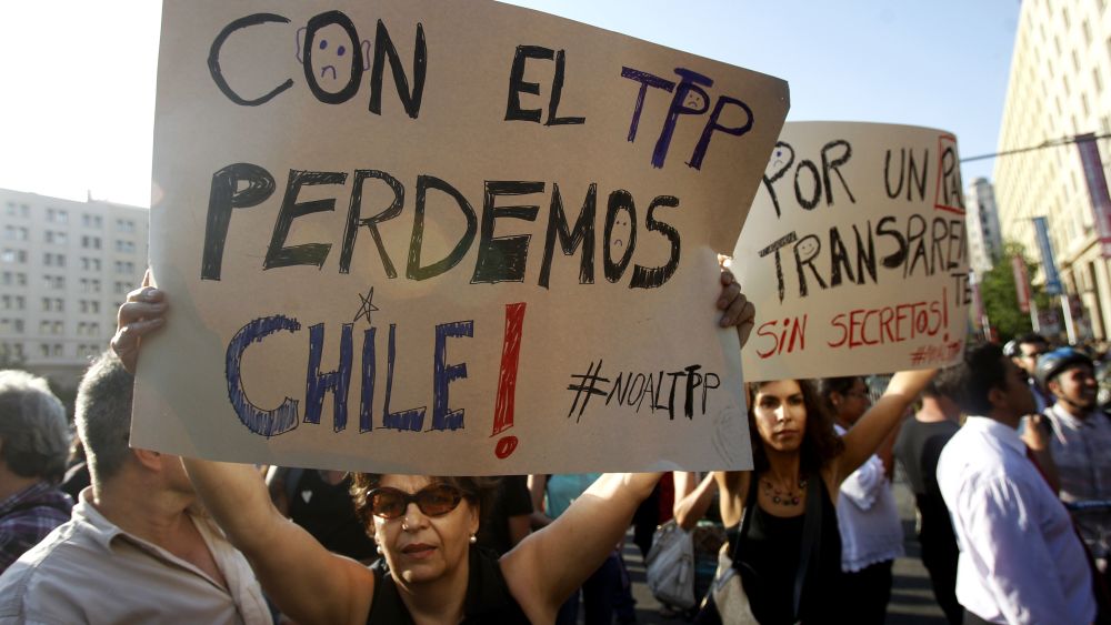 Más de 200 organizaciones de todo el mundo exigen que no se resucite el TPP en Chile