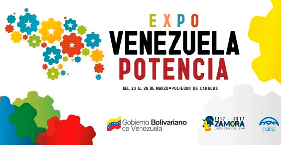 Exposición con logros económicos de la Revolución Bolivariana.