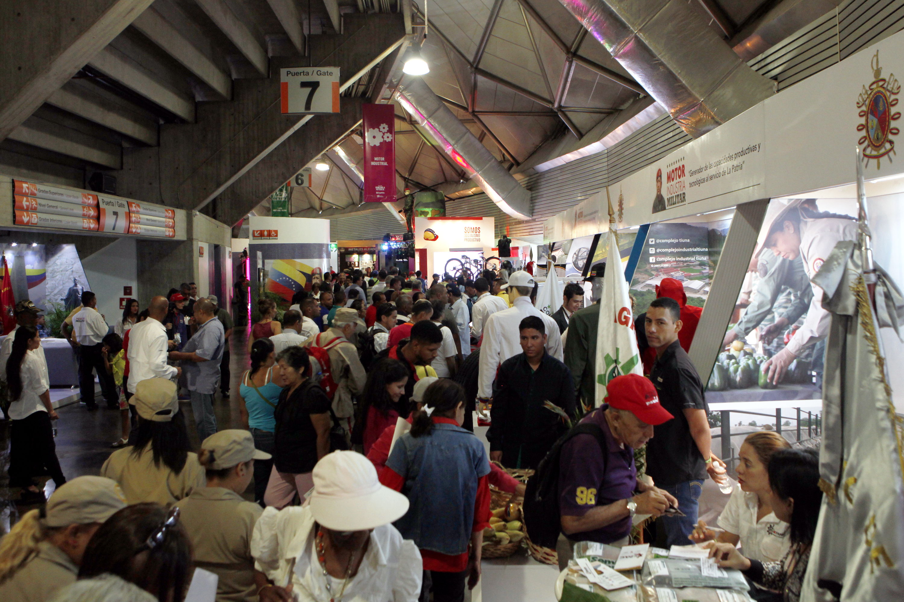 La Expo Venezuela exhíbe el potencial productivo de Venezuela en los diferentes sectores de la economía.