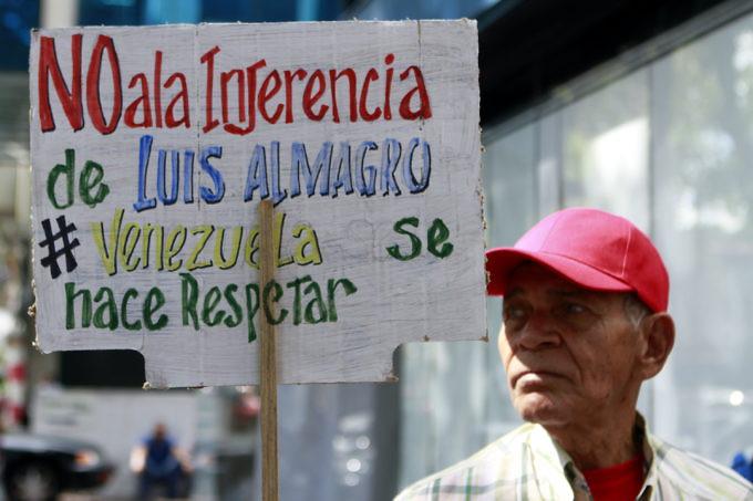 El pueblo venezolano rechaza la ofensiva de la derecha del continente contra la Revolución Boliviariana.