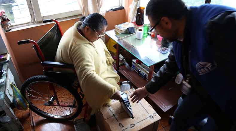 En el Consejo Nacional Electoral de Pichincha se instalaron 12 Juntas Receptoras de Voto para la participación de 108 personas con discapacidad. 