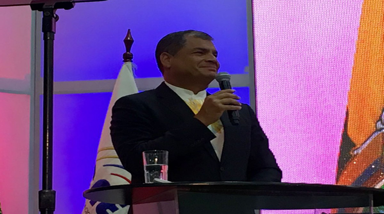 Rafael Correa llamó a la población a votar masivamente en estas elecciones presidenciales.