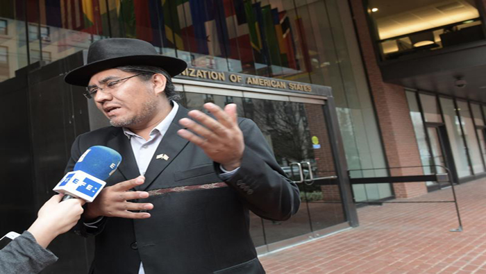 El embajador de Bolivia, Diego Pary, asumió como presidente del Consejo Permanente de la OEA desde el pasado sábado.