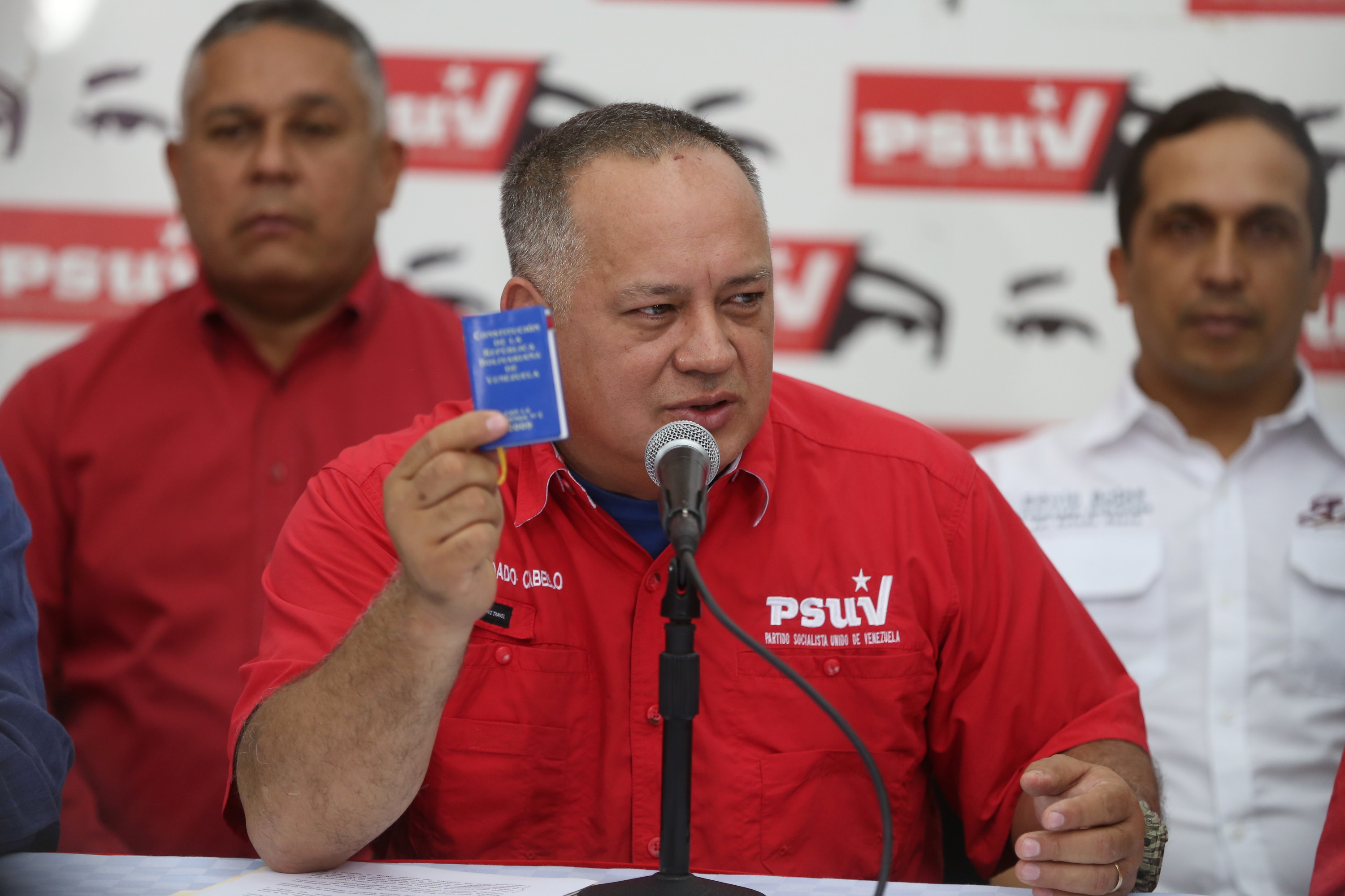 Primer vicepresidente del PSUV, Diosdado Cabello.
