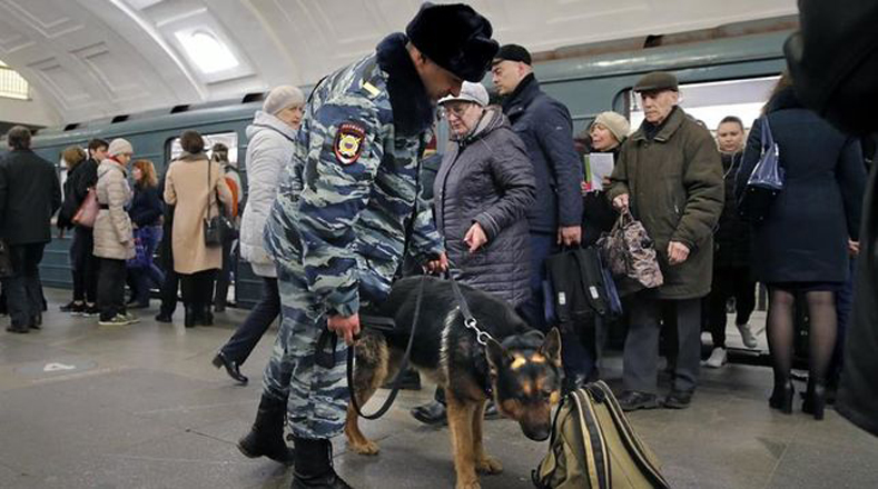 La detención se produce a dos días de registrarse un atentado terrorista en el metro de la ciudad rusa de San Petersburgo.