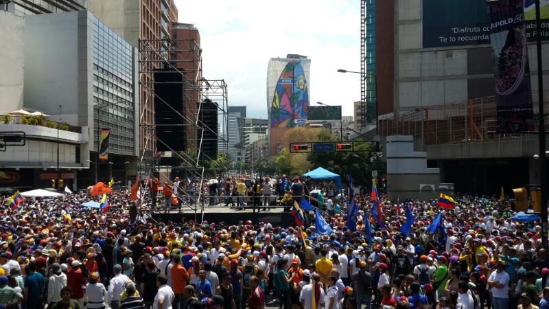 Los organizadores de esta marcha no notificaron a las autoridades venezolanas la ruta de la movilización para garantizar la seguridad en la jornada.