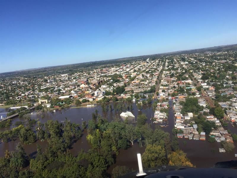 Las inundaciones obligaron la evacuación 645 personas