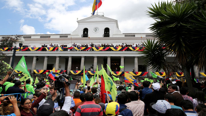 En la capital de Ecuador (Quito) el pueblo festejará de la mano del presidente saliente, Rafael Correa, y el entrante, Lenín Moreno.