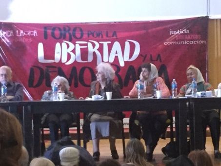 El foro por la Libertad y la Democracia pretende ser un espacio para "debatir y construir" un documento que será entregado a la CIDH sobre las violaciones a los derechos humanos en Argentina.