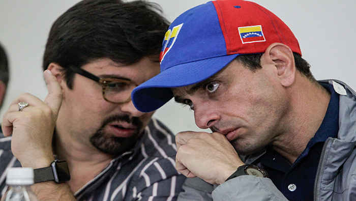 Freddy Guevara y Henrique Capriles exigían al Gobierno venezolano una Asamblea Constituyente.