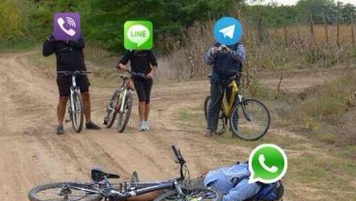 Usuarios encendieron las alarmas en las redes sociales ante la caída de WhatsApp