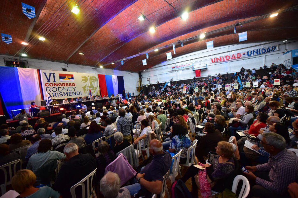 El Frente Amplio se prepara para las elecciones de 2019 en Uruguay.