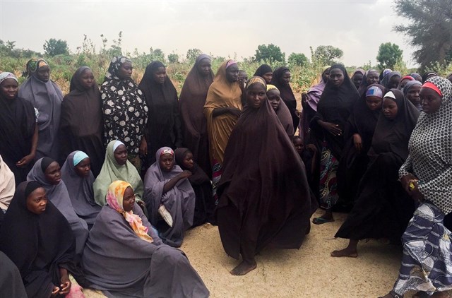 Niñas secuestradas por Boko Haram.