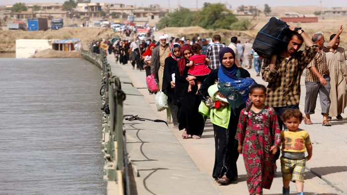 Durante la operación para librar Mosul, lanzada en 2016, más de 400.000 personas fueron obligadas a evacuar la ciudad.