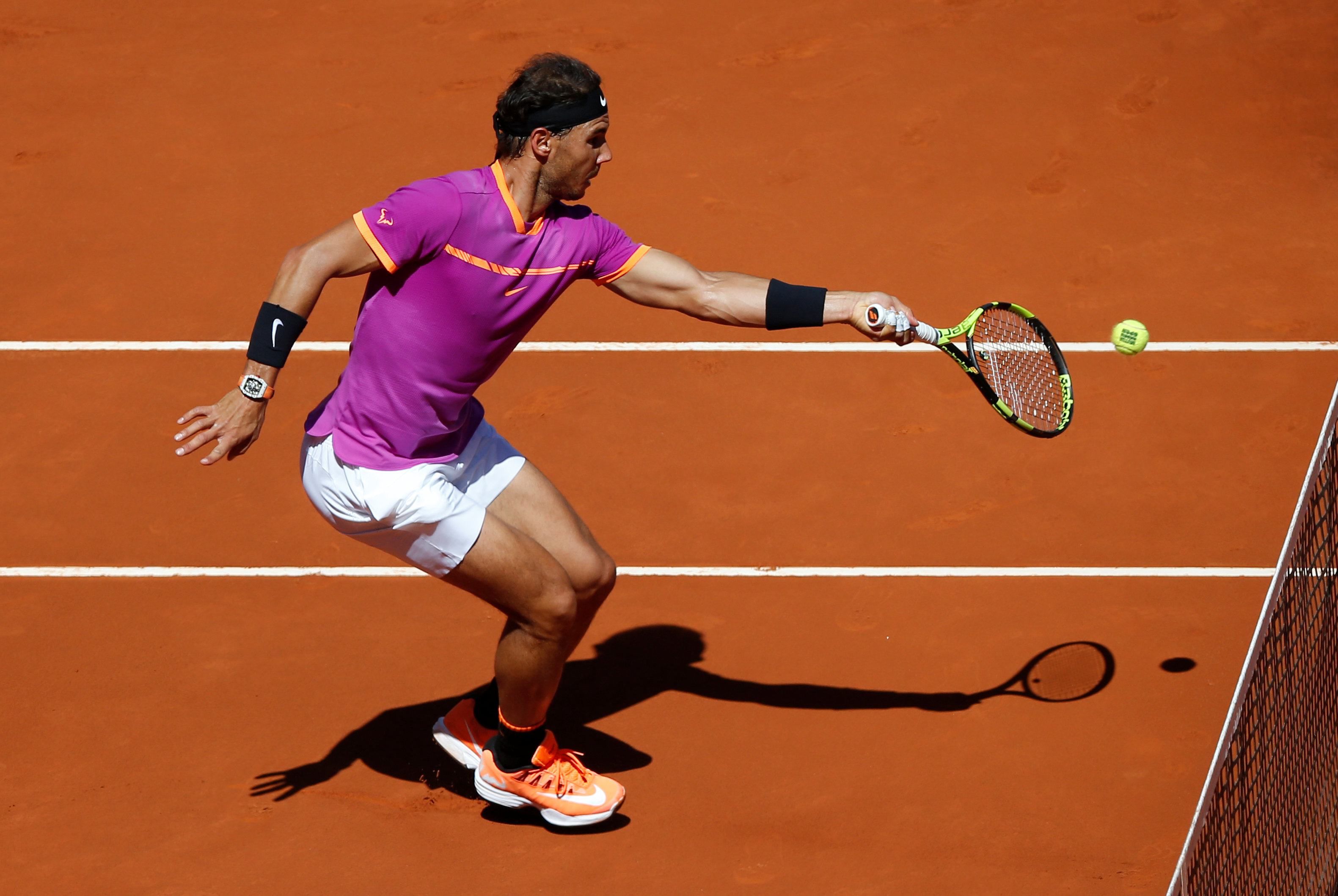 Nadal se impuso 6-2 y 6-4 ante el serbio Novak Djokovic.