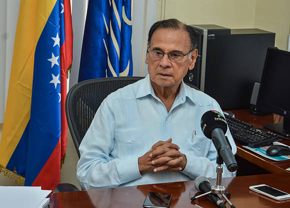 El embajador de Venezuela en Cuba, Alí Rodríguez Araque.