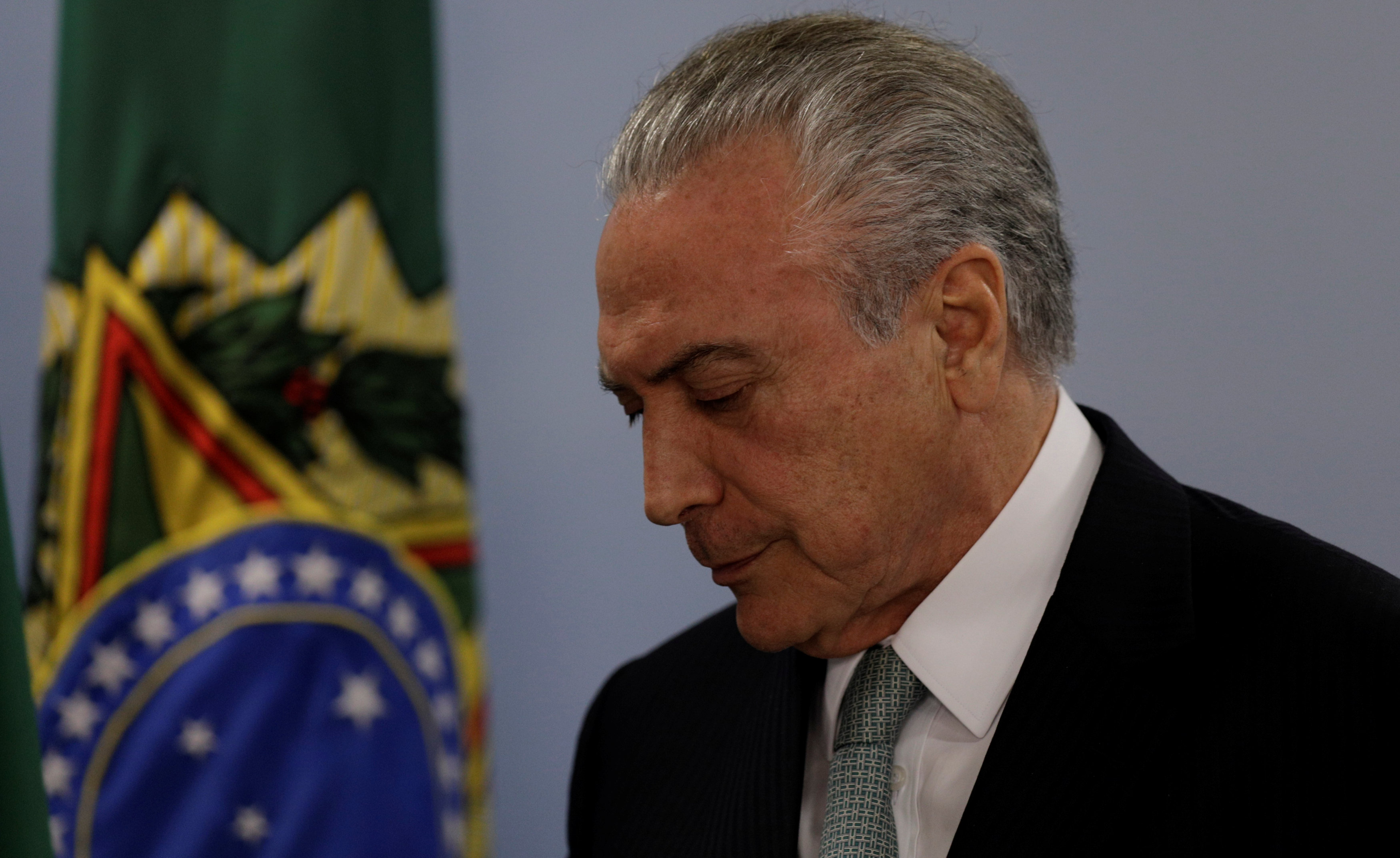 Temer reiteró que no va a renunciar a la Presidencia, sin embargo, los brasileños mantienen protestas para exigir la celebración de elecciones directas inmediatas.