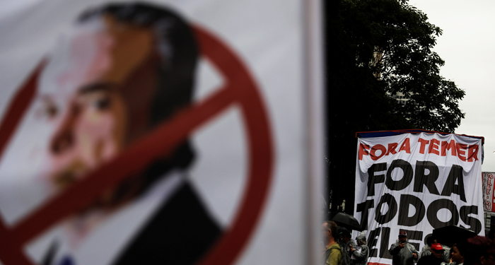 Las protestas contra Temer se han desatado en las calles de Brasil para exigir su renuncia y elecciones directas inmediatas.