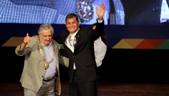Mujica dijo que al pueblo ecuatoriano le agradece además las alegrías y el cariño que le demostró cada vez que fue a Ecuador.