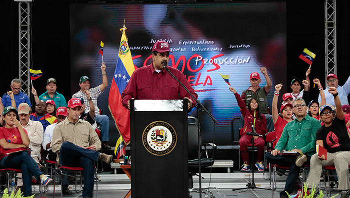 El mandatario presidió este domingo un acto de juramentación de los integrantes del Movimiento Somos Venezuela.