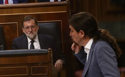 Podemos presenta esta moción de censura contra el presidente del Gobierno, Mariano Rajoy.
