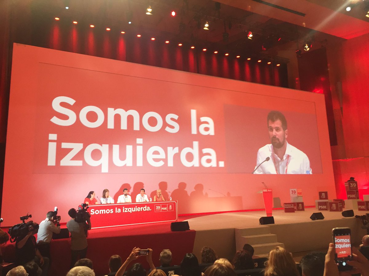 Plenario del Congreso del PSOE.
