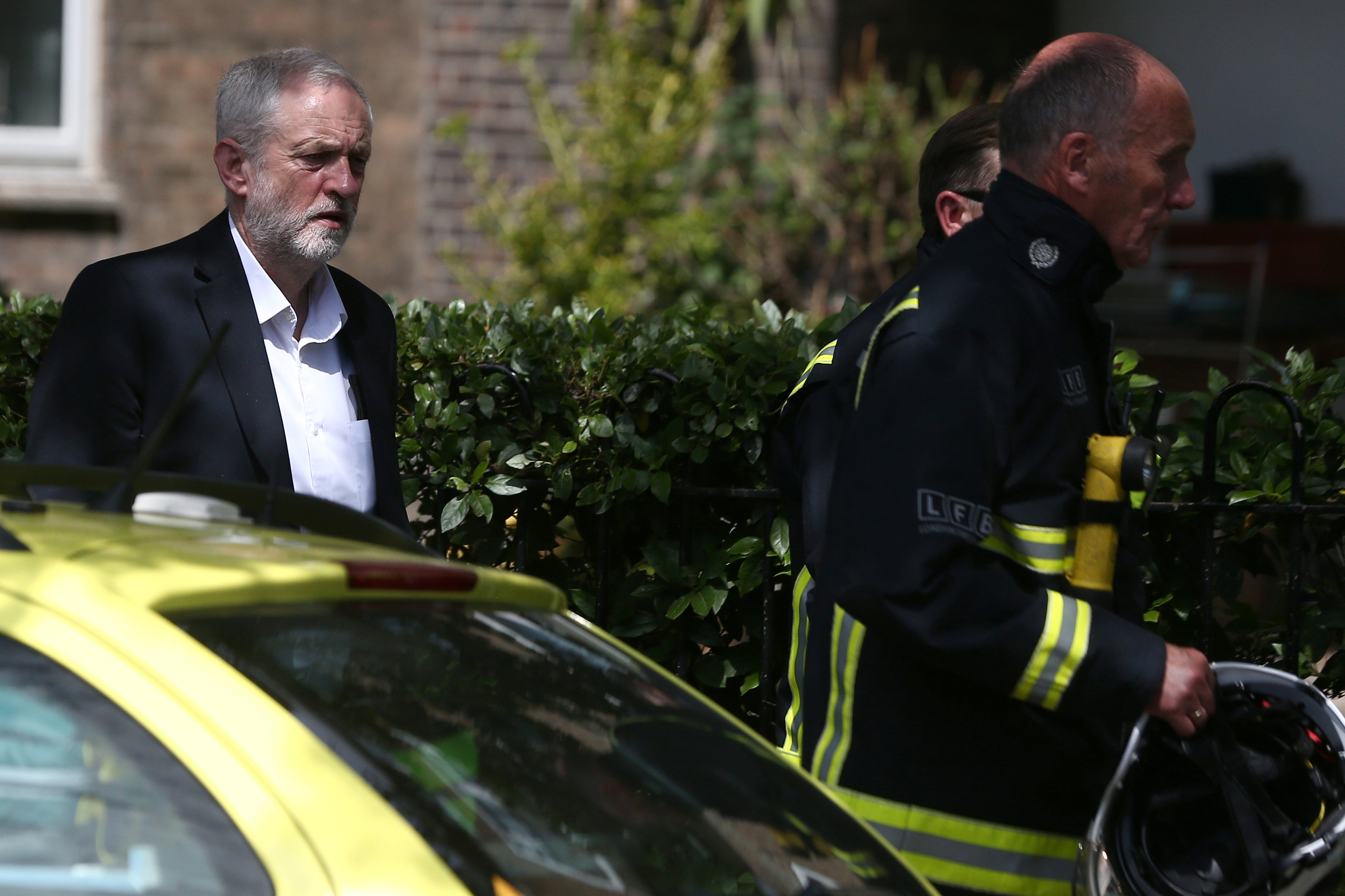 Jeremy Corbyn participó, junto con diputados de todos los partidos, en una sesión especial en la sede del Parlamento británico.