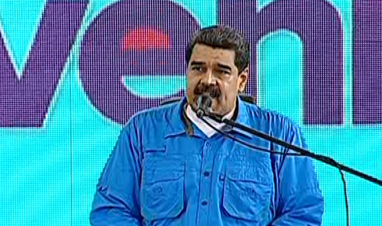 En el acto el presidente Maduro anunció cambios en su gabinete.