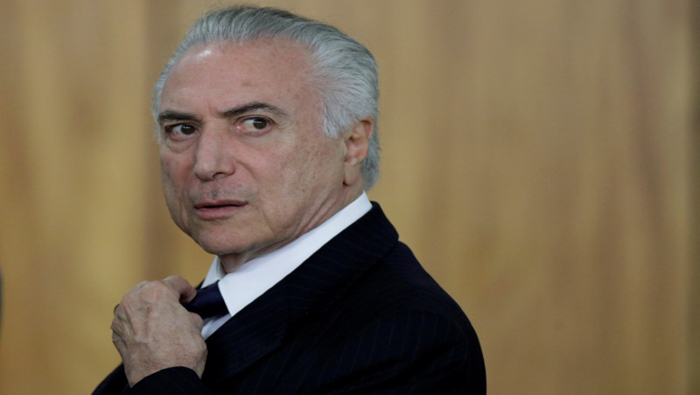 El mandatario no electo de Brasil fue denunciado por corrupción, lo que profundiza la crisis política e institucional que atraviesa el país.