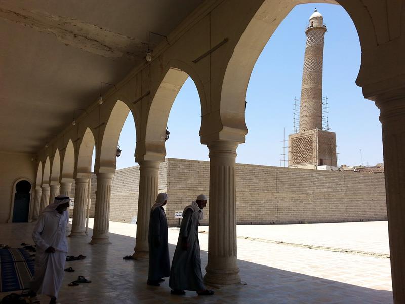 Daesh destruyó la mezquita Al Nuri principal de Mosul en Iraq