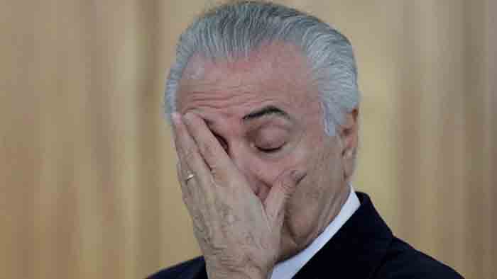 Temer es el primer mandatario en funciones de la historia brasileña en ser acusado por un delito común.