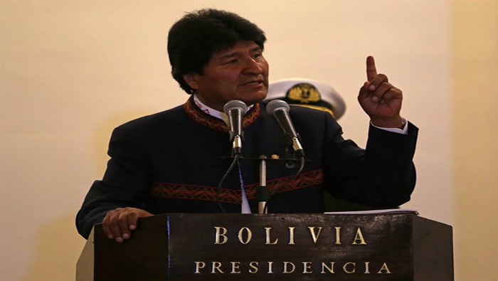 El mandatario boliviano agradeció el apoyo recibido ante las amenazas de muerte.